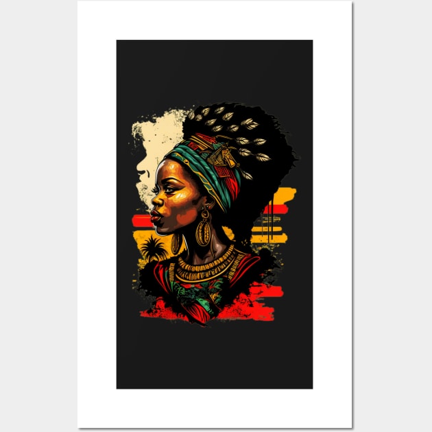 African Print Design Wall Art by Buff Geeks Art